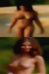 Nude women girls nature